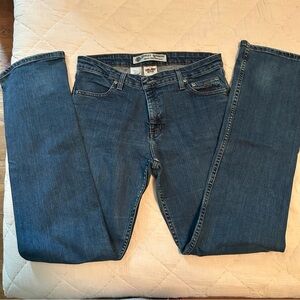 Harley Davidson Straight Leg Blue Denim Jeans
